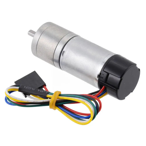 Pololu 4.4:1 Metal Gearmotor 25Dx63L mm MP 12V w/ 48 CPR Encoder