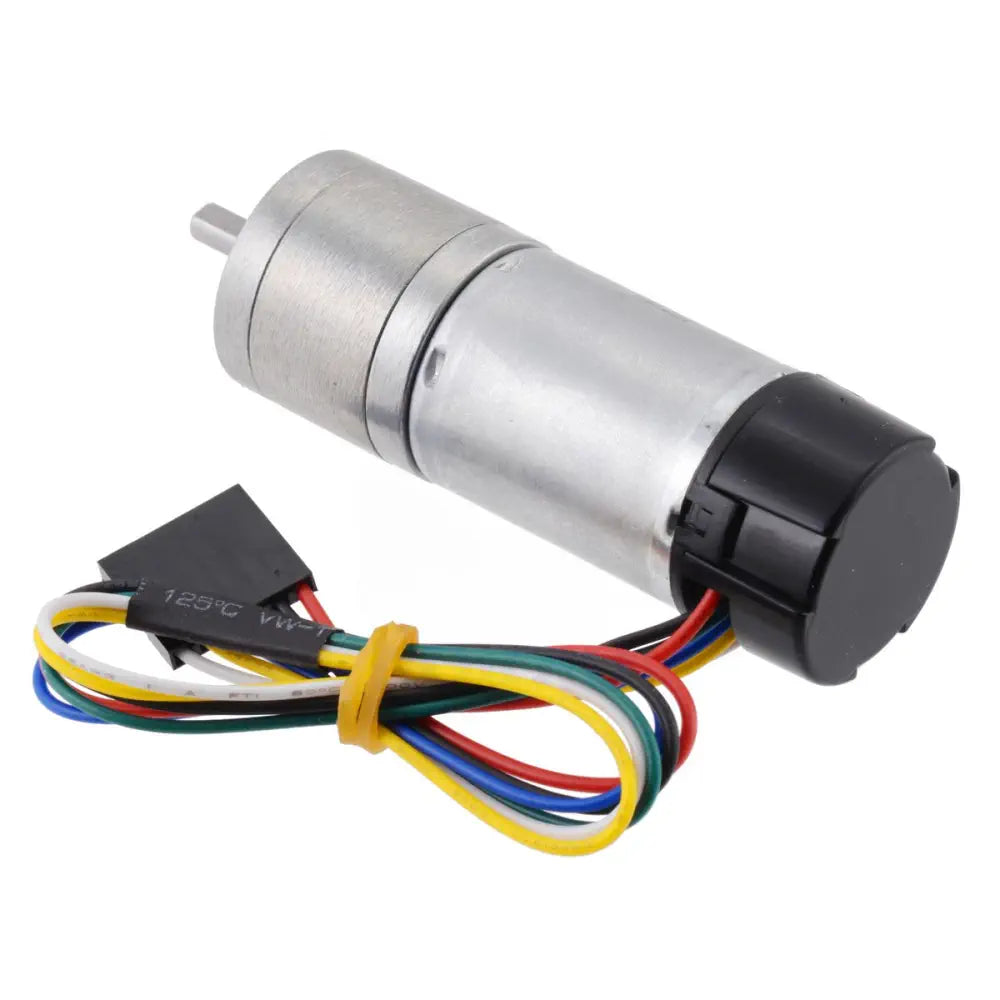 Pololu 9.7:1 Metal Gearmotor 25Dx63L mm MP 12V w/ 48 CPR Encoder