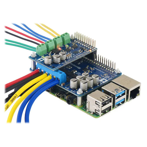 Pololu Motoron M2H18v20 Dual High-Power Motor Controller Kit for Raspberry Pi