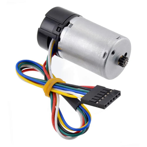 Pololu MP 12V Motor w/ 48 CPR Encoder for 25D mm Metal Gearmotors (No Gearbox)