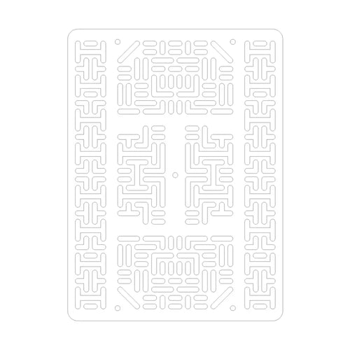 Pololu RP5/Rover 5 Expansion Plate rrc07b (Wide) Solid White