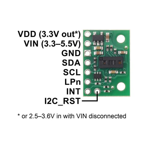 Pololu VL53L7CX Time-of-Flight Distance Sensor w/ Voltage Regulator (350cm)