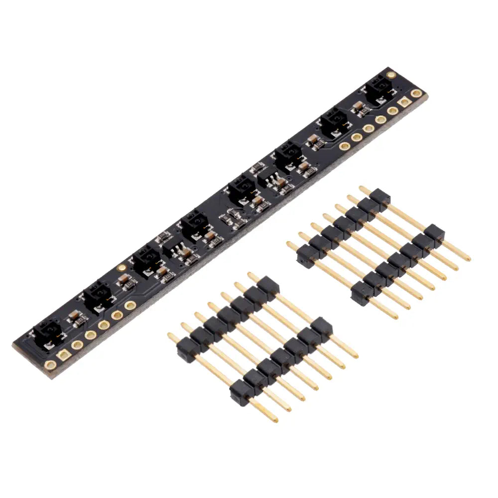 Pololu 8-Channel QTRX Sensor Array for Romi/TI-RSLK MAX (Headers not ...