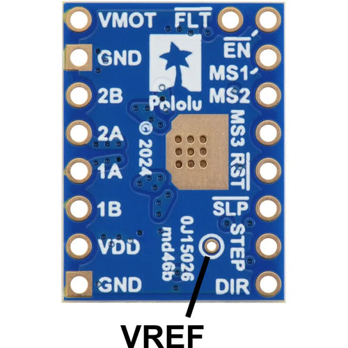 Pololu A5984 Stepper Motor Driver Carrier, Adjustable Current, Blue Edition