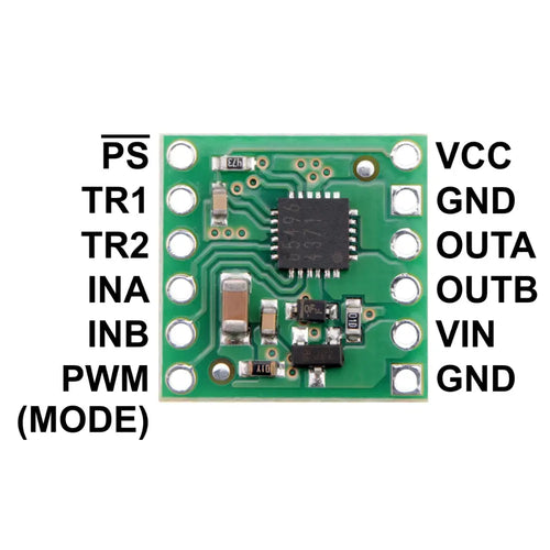 Pololu BD65496MUV Single Brushed DC Motor Driver Carrier