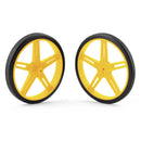 Pololu Wheel 70×8mm Pair - Yellow
