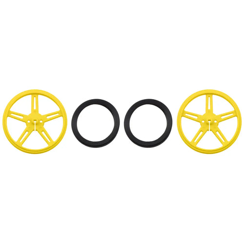 Pololu Wheel 70×8mm Pair - Yellow