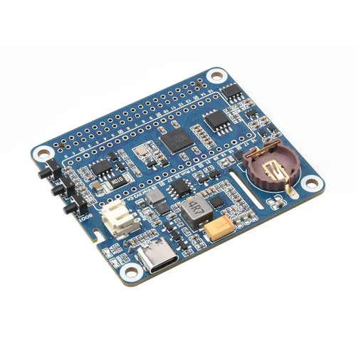 Waveshare Power Management HAT for RPi, Charging & Power, RTC, Multiple Protection