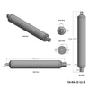 Firgelli 6-Inch Stroke, 22lb Force High Speed Linear Actuator