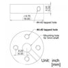 Pololu Universal 5mm Mounting Hub (4-40)
