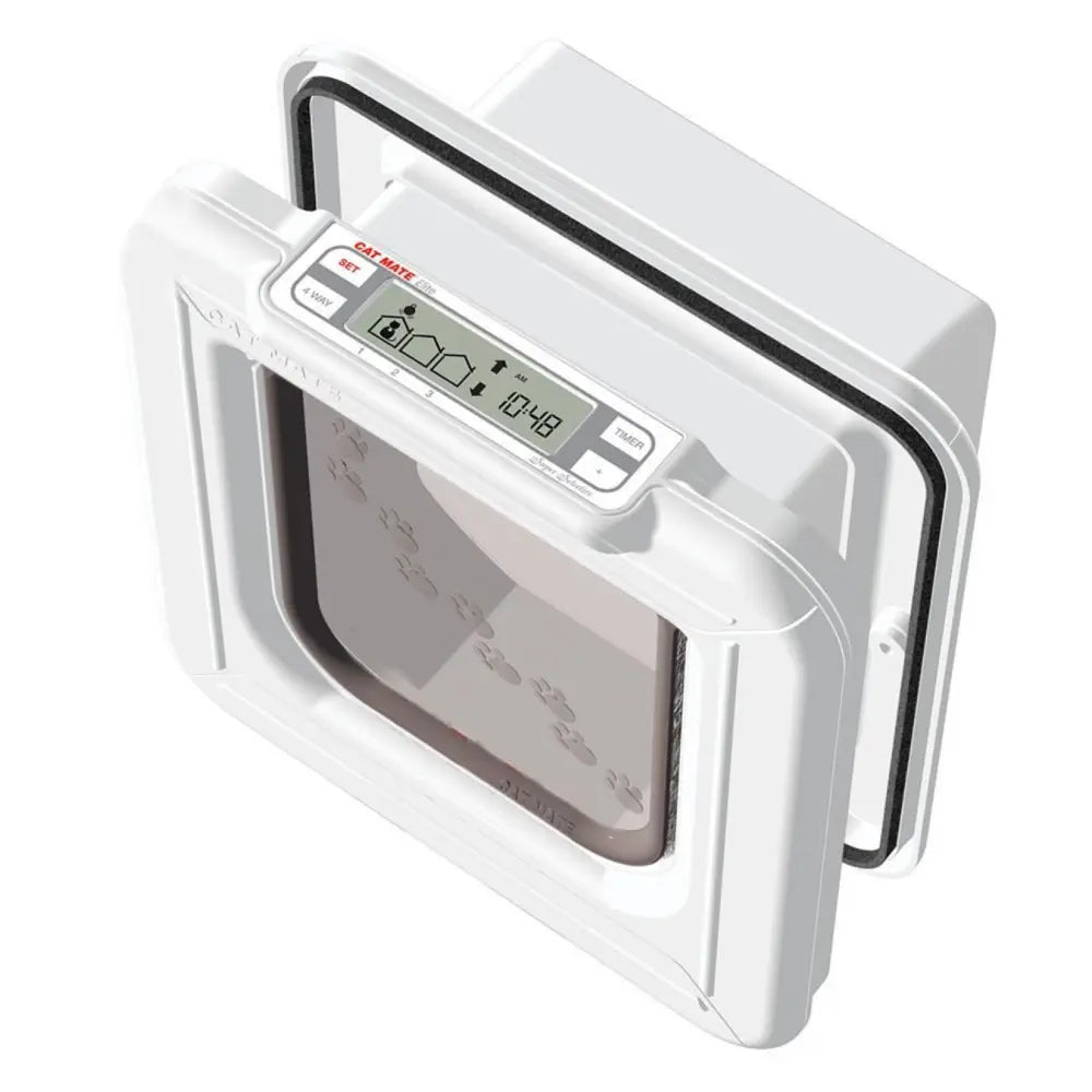 Cat Mate Elite Microchip Cat Door w/ Timer Control EU