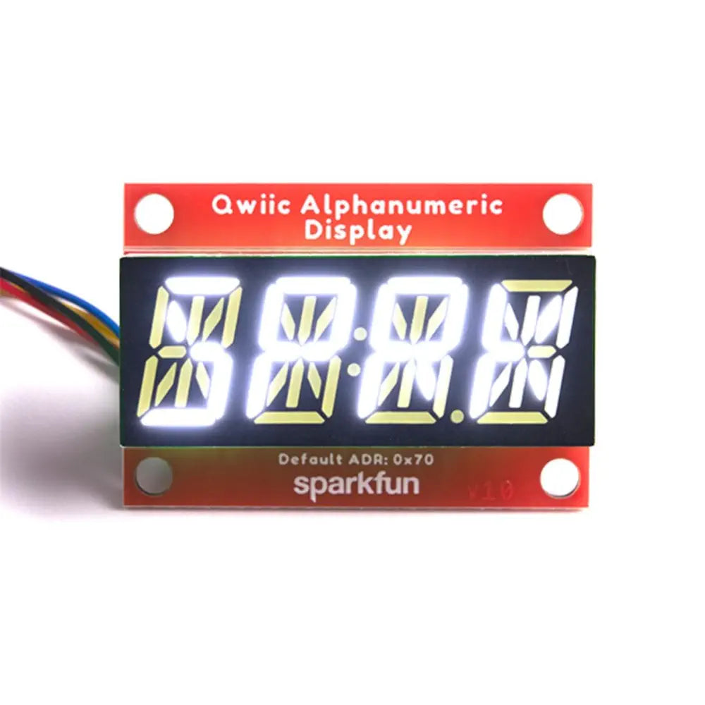 SparkFun Qwiic Alphanumeric Display - White