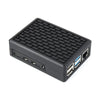 Grid Grooved Case for Raspberry Pi 4, Inner Heatsink Pillars