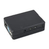 Grid Grooved Case for Raspberry Pi 4, Inner Heatsink Pillars