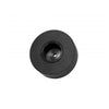 Large Rubber Wheel w/ Hub 38mm Diameter 3mm Shaft Hole Size - Black