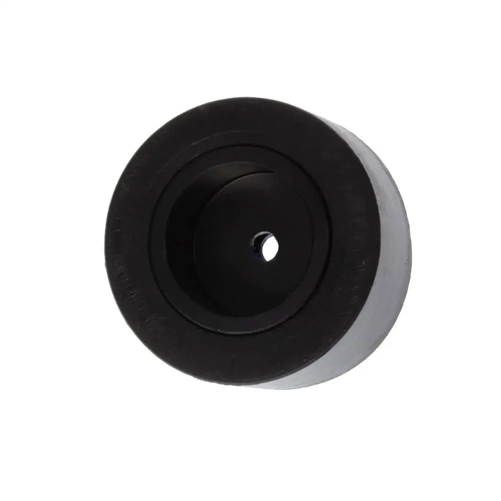 Large Rubber Wheel w/ Hub 28mm Diameter 3mm Shaft Hole - Black