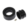 Large Rubber Wheel w/ Hub 28mm Diameter 3mm Shaft Hole - Black