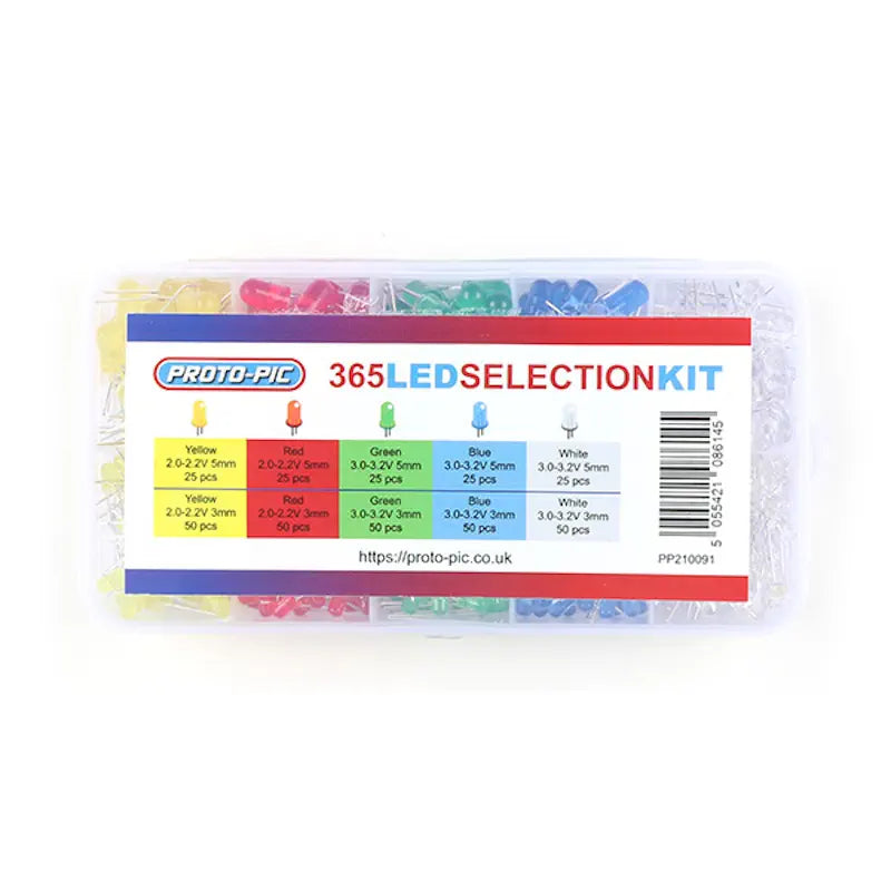 Proto-PIC LED Selection Kit - 375pcs