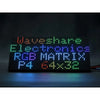 Waveshare RGB Full-Color LED Matrix Panel, 4mm Pitch, 64x32 Px