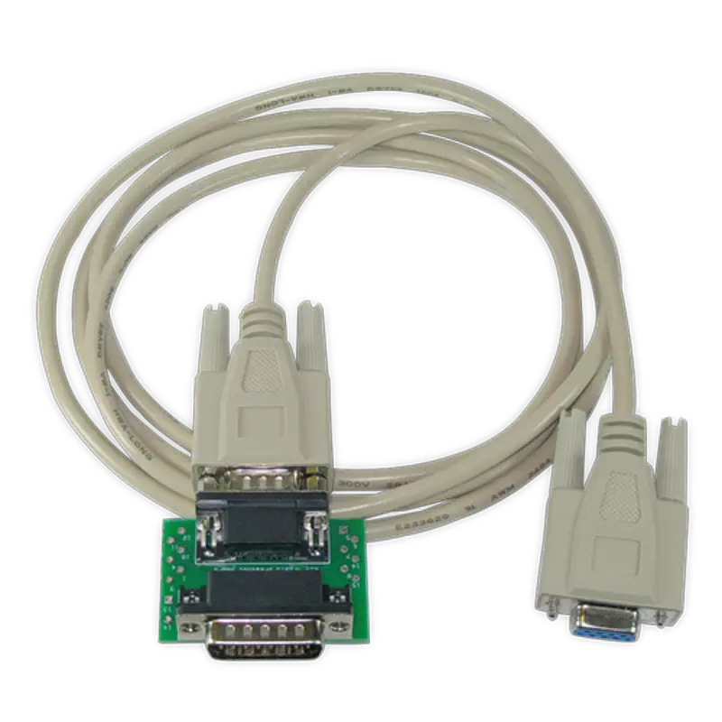 RoboteQ Break-out Board w/ DSub15M & DSub9F Connectors plus 6' RS232 Cable. Replaces Obsolete RS1 Cable