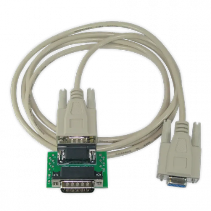 RoboteQ Break-out Board w/ DSub15M & DSub9F Connectors plus 6' RS232 Cable. Replaces Obsolete RS1 Cable