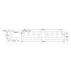 ServoCity 1103 Series L-Beam 9 Hole, 72mm Length (2x)
