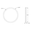 ServoCity Rubber Traction Ring for 6" Disc Wheel (6mm Groove-Width)