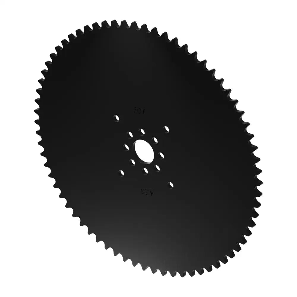 ServoCity #25 Pitch Acetal Hub-Mount Sprocket (14mm Bore, 70 Tooth)