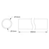 ServoCity 4100 Series Tube (12mm ID x 14mm OD, 100mm Length)