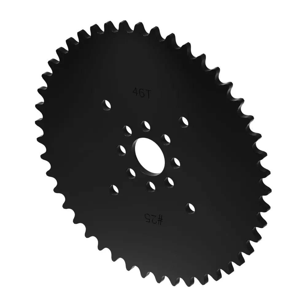 ServoCity #25 Pitch Acetal Hub-Mount Sprocket (14mm Bore, 46 Tooth)