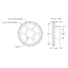 ServoCity 30 Tooth Press Fit Sprocket (0.1227" Pitch, 0.375" Bore)