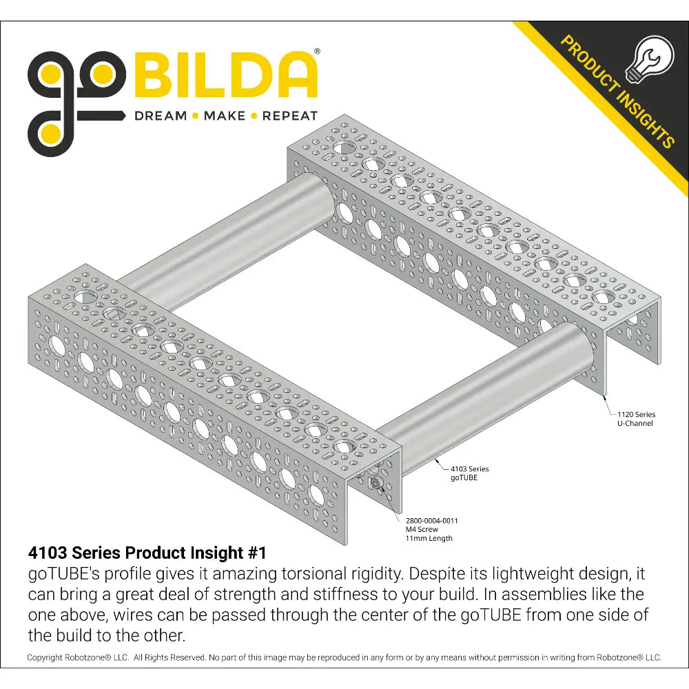 ServoCity 4103 Series goTUBE (288mm Length)