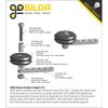 ServoCity 3600 Series W-Wheel (6mm Bore, 29mm OD, 10mm Width) - 2 Pack