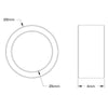 ServoCity 1521 Series 6mm ID Spacer (8mm OD, 4mm Length) - 4 Pack