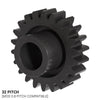 ServoCity 32P, 22T, 0.250" (1/4) Bore, Plain Bore Gear (Delrin)