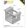 ServoCity 1103 Series L-Beam (21 Hole, 168mm Length) - 2 Pack