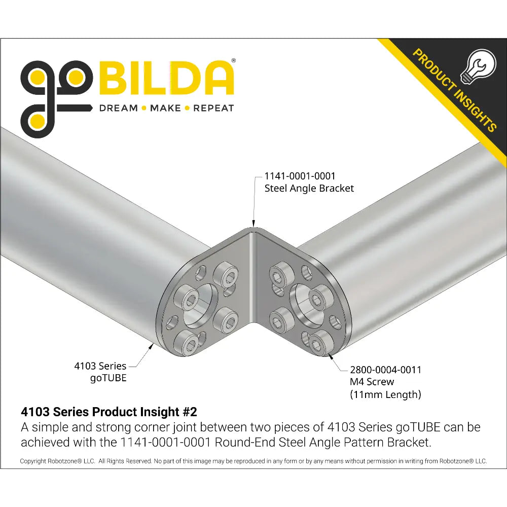ServoCity 4103 Series goTUBE (43mm Length)