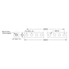 ServoCity 1106 Series Square Beam (29 Hole, 232mm Length)
