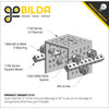 ServoCity 1106 Series Square Beam (29 Hole, 232mm Length)