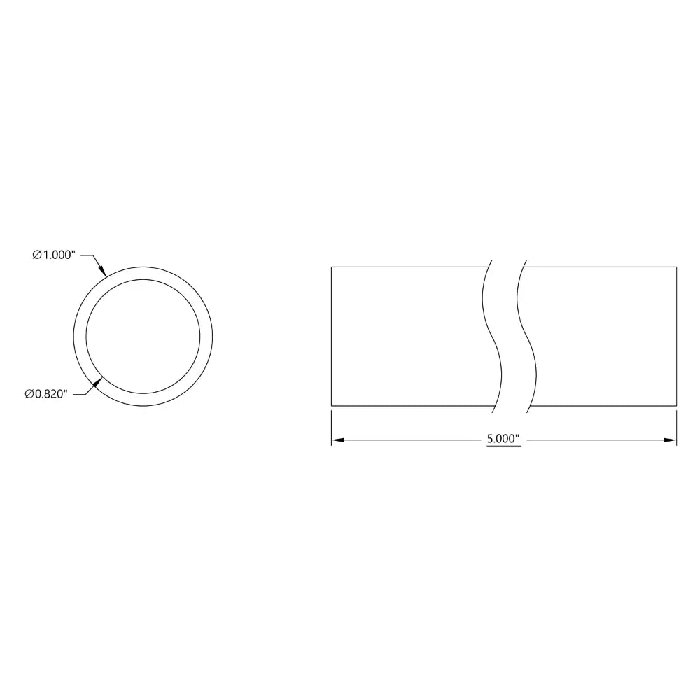 ServoCity 1.00" x 5.00" Tubing