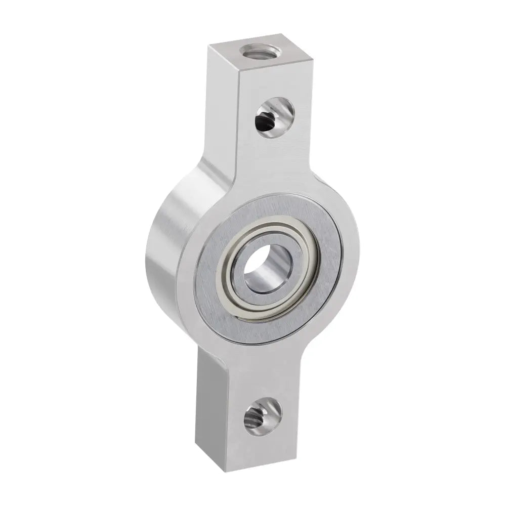 ServoCity 4mm Bore 2-Side, 1-Post Pillow Block (43mm Width)