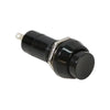 ServoCity Latching SPST Round Push Button Switch (Black)