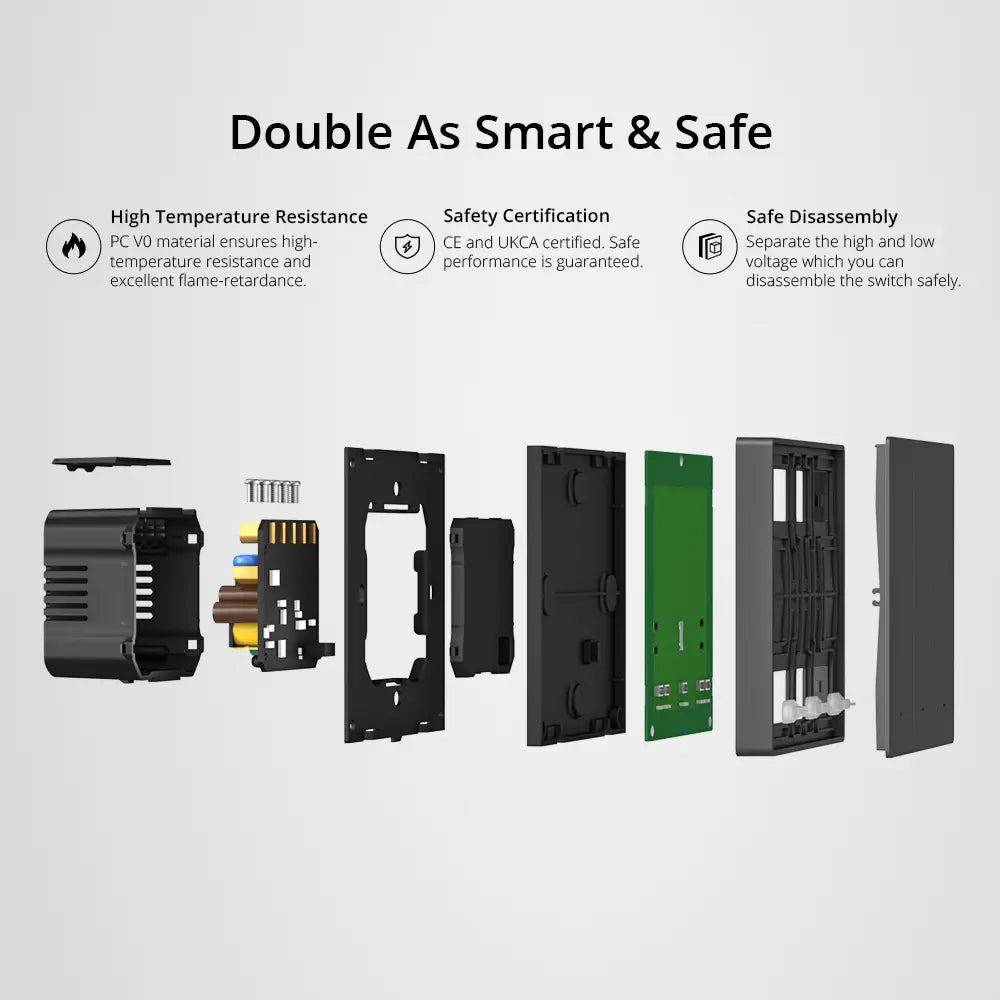 SONOFF SwitchMan Smart Wall Switch-M5 (1 Gang - Type 120)