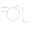 ServoCity 3405 Series Round Belt (5mm Cord Diameter, 254mm Circumference)