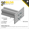 ServoCity 1116 Series Grid Plate (5 x 9 Hole, 40x 72mm)