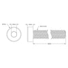 ServoCity 2804 Series Low Profile Socket Head Screw (M4 x 0.7mm, 22mm L) - 25pk