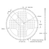 ServoCity 3310 Series 8mm Pitch Hub Mount Sprocket (14mm Bore, 56 Tooth)