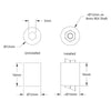 ServoCity Intake Roller Wheel (8mm REX, 12mm Diameter, 16mm Width, 30A Durometer) - 8pk