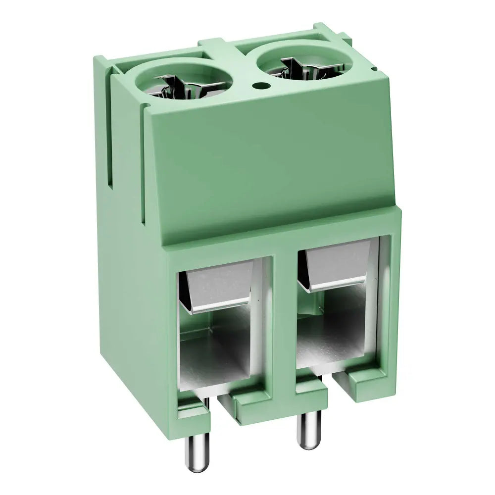 ServoCity Screw Terminal Block (5mm Pitch, M3 Thread, 2 Poles, 250V)