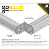 ServoCity 4103 Series goTUBE (216mm Length)